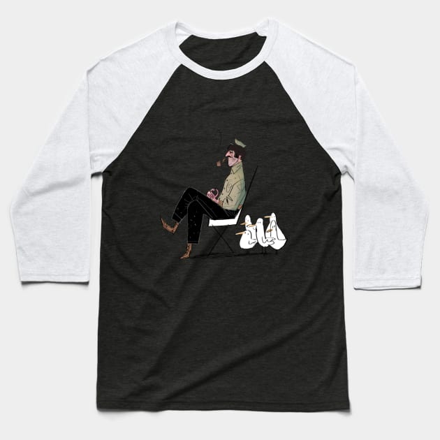 sailor and his crew Baseball T-Shirt by Flyin' dutchmans